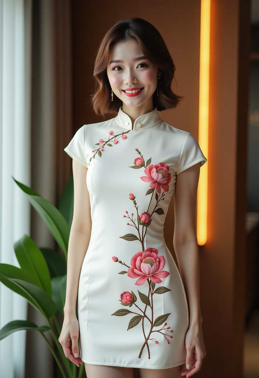 养父与闺女的毕业合影